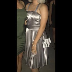 Short shiny dress for Homecoming